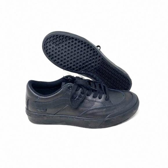 💖MEGA SALE💖Vans Berle Skateboarding Casual Women Black VN0A5JIJ9BK Leather - Picture 5 of 10